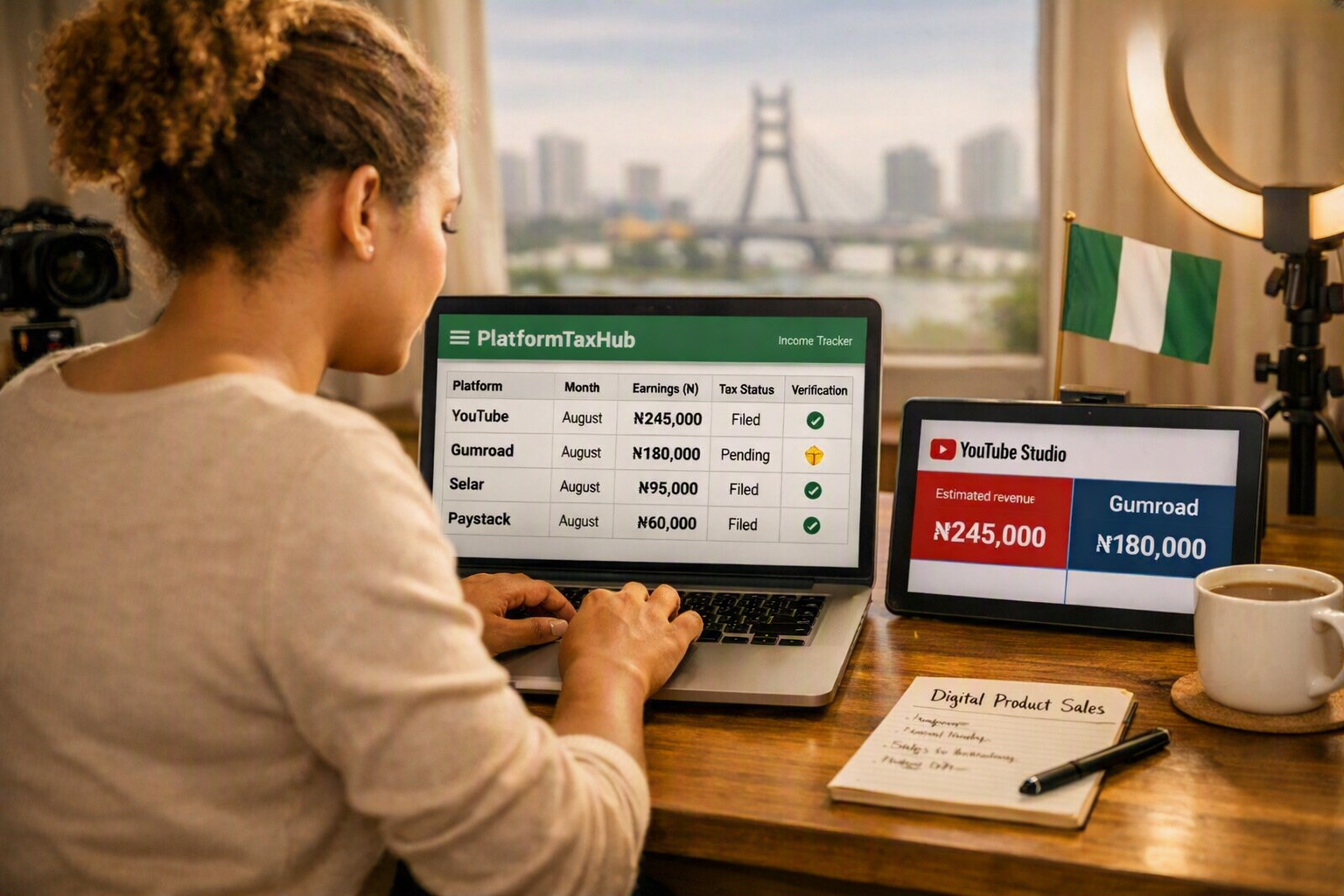 Tracking Income From Several Platforms in Nigeria