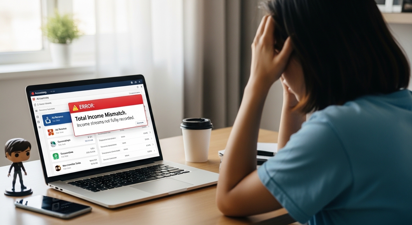 Why Your Accounting Software Is Not Recording Your Total Online Income
