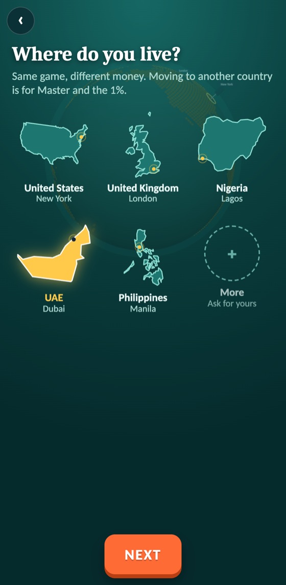 Choosing where to live in Platform City
